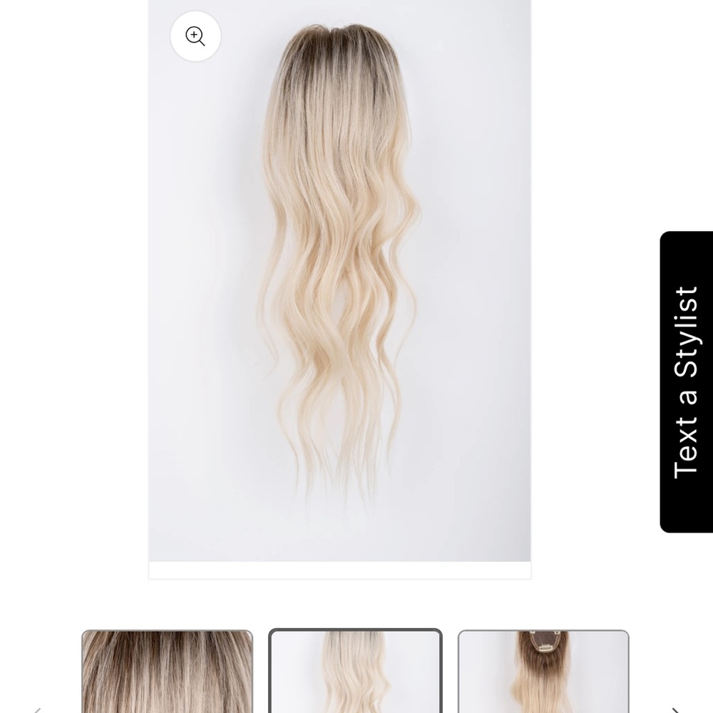 Elegant Blonde Ombre Hair Extension